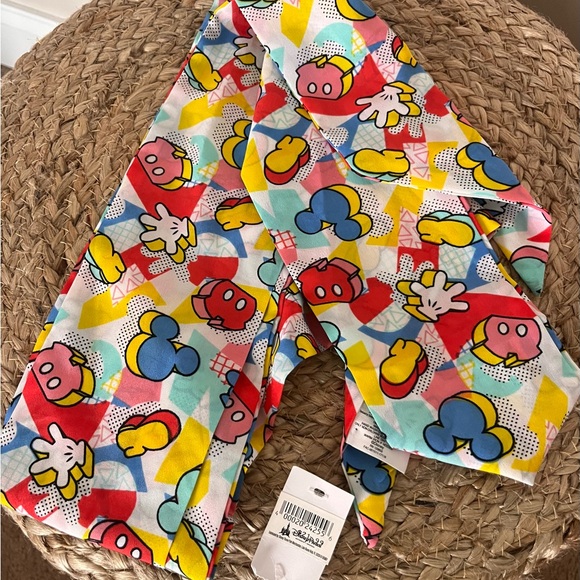 Disney Accessories - NWT! Disney Parks Mickey Mouse 80’s Flashback Scarf